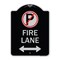 Signmission Fire Lane Heavy-Gauge Aluminum Architectural Sign, 24" x 18", BS-1824-24021 A-DES-BS-1824-24021 - alternate 1